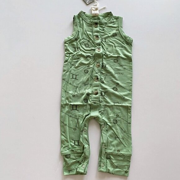 Kate Quinn Gemini Zodiac Bamboo Jumpsuit 0-3 Months - Picture 1 of 7